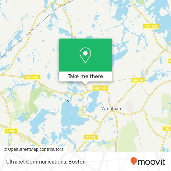 Mapa de Ultranet Communications