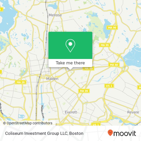Mapa de Coliseum Investment Group LLC