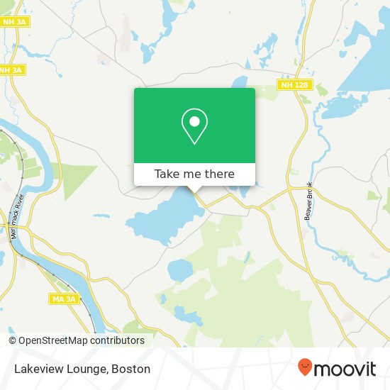 Mapa de Lakeview Lounge