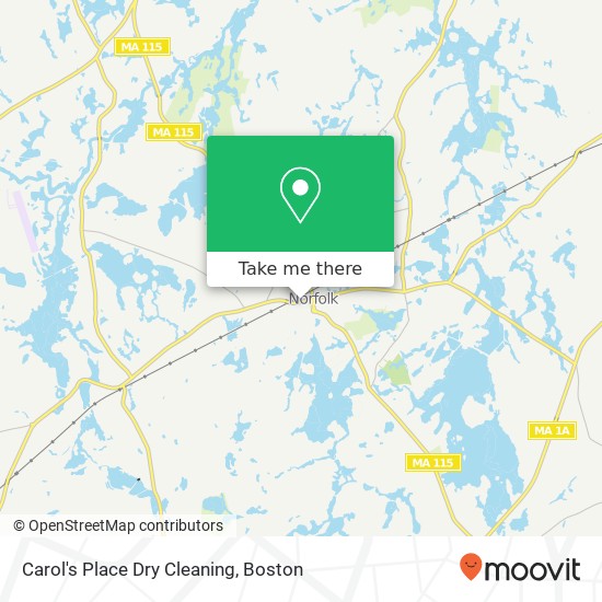 Mapa de Carol's Place Dry Cleaning