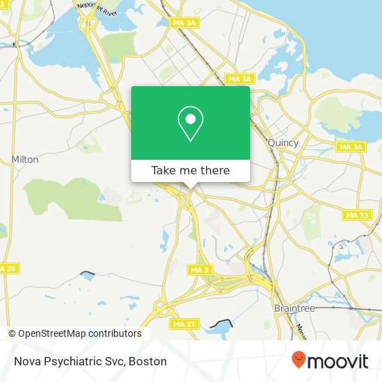 Nova Psychiatric Svc map