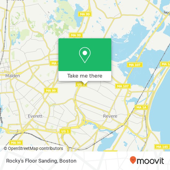 Mapa de Rocky's Floor Sanding