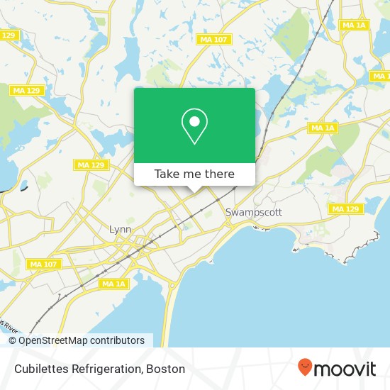 Cubilettes Refrigeration map