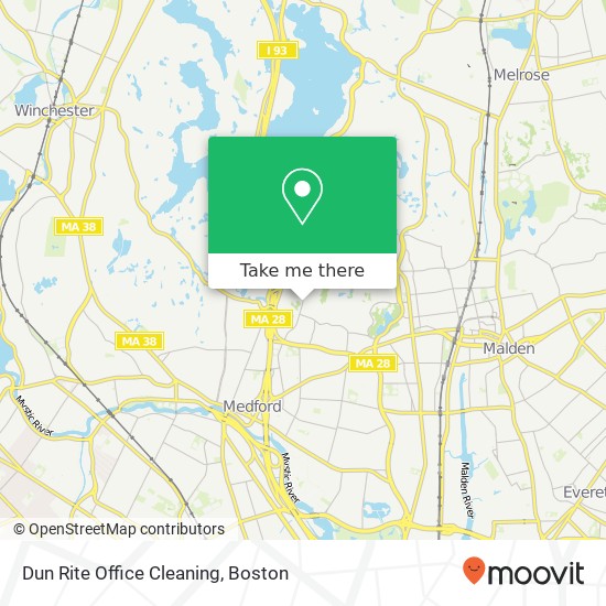 Dun Rite Office Cleaning map