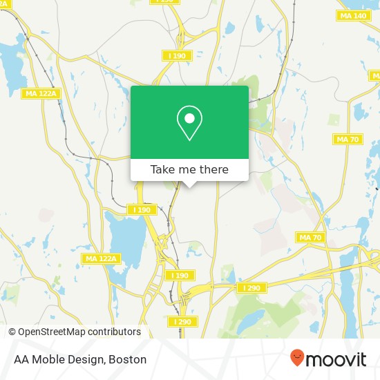 AA Moble Design map