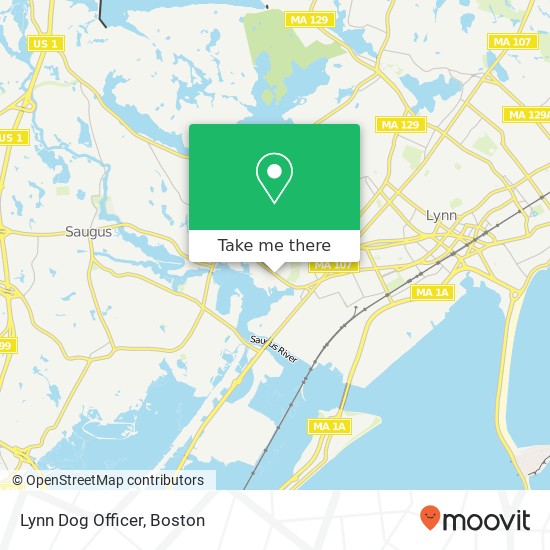 Mapa de Lynn Dog Officer
