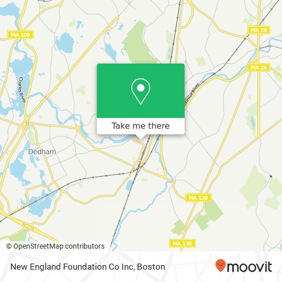 New England Foundation Co Inc map
