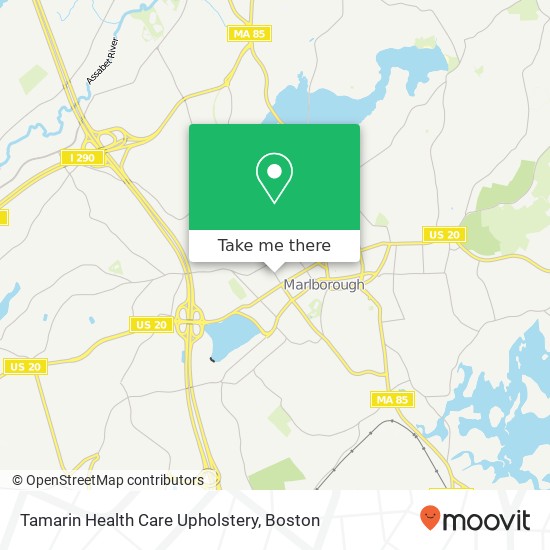 Tamarin Health Care Upholstery map