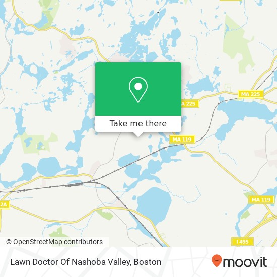 Mapa de Lawn Doctor Of Nashoba Valley