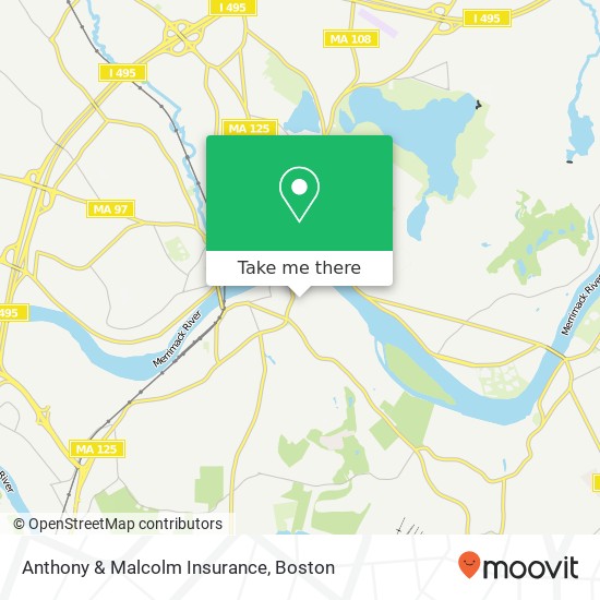 Mapa de Anthony & Malcolm Insurance