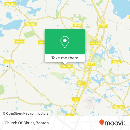 Church Of Christ map