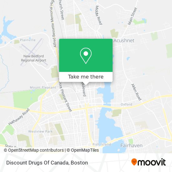 Discount Drugs Of Canada map