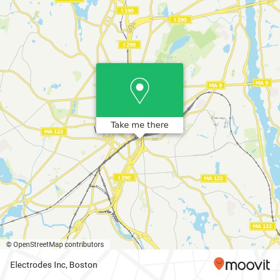 Electrodes Inc map