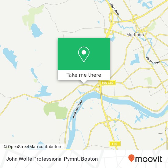 John Wolfe Professional Pvmnt map