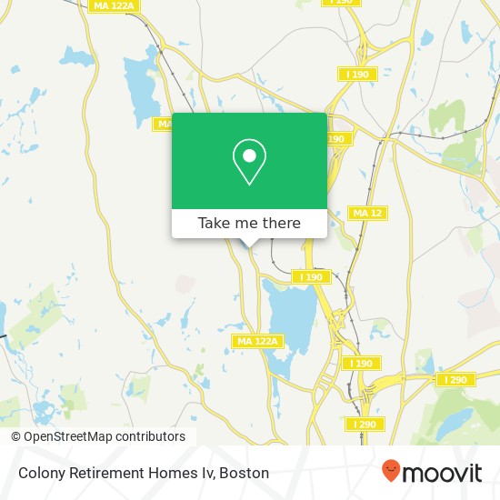 Colony Retirement Homes Iv map