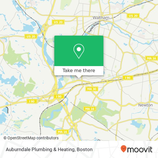 Mapa de Auburndale Plumbing & Heating