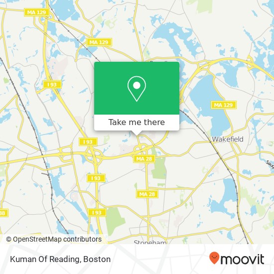 Mapa de Kuman Of Reading