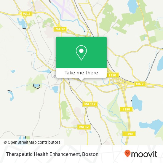 Mapa de Therapeutic Health Enhancement