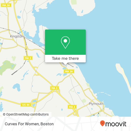 Curves For Women map