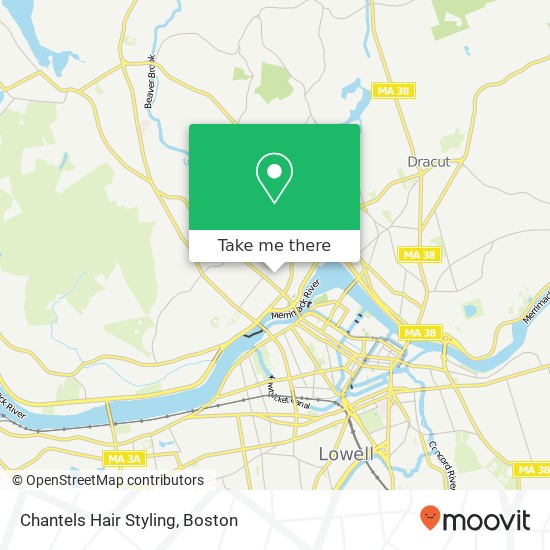 Mapa de Chantels Hair Styling