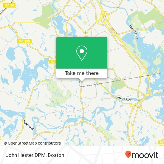 John Hester DPM map