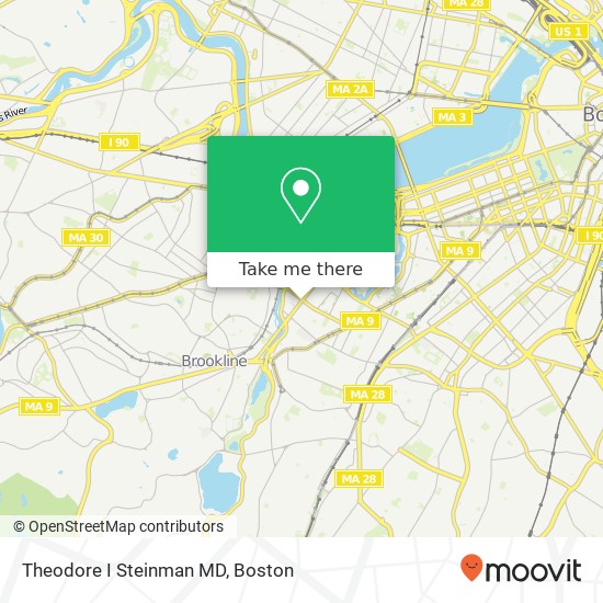 Theodore I Steinman MD map