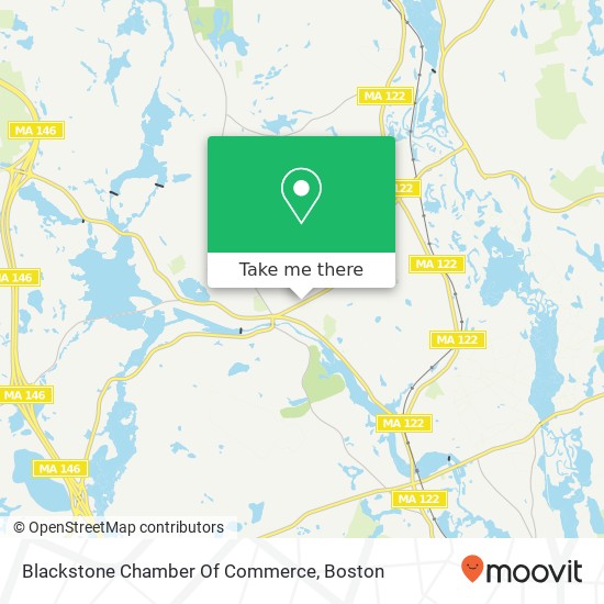 Mapa de Blackstone Chamber Of Commerce