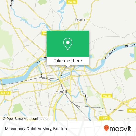 Missionary Oblates-Mary map