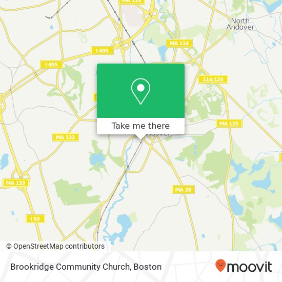 Brookridge Community Church map