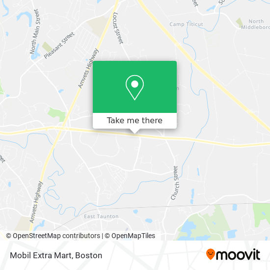 Mobil Extra Mart map