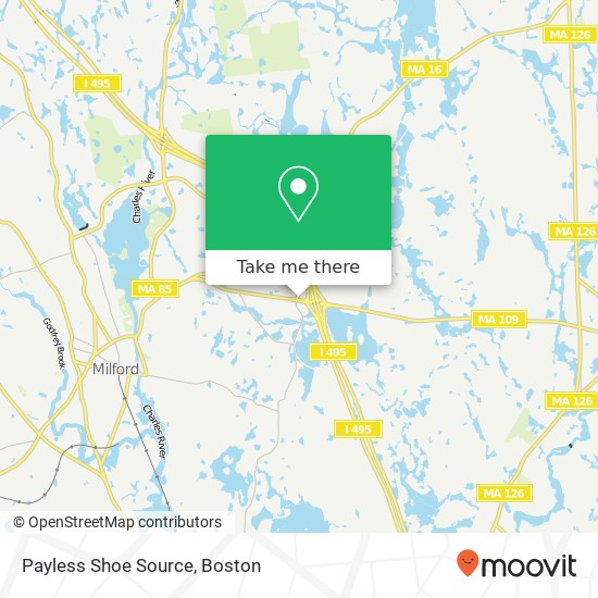 Payless Shoe Source map