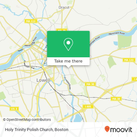 Mapa de Holy Trinity Polish Church