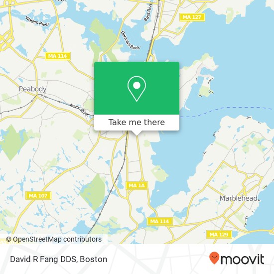 David R Fang DDS map