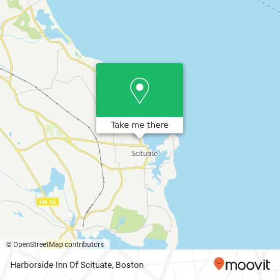 Harborside Inn Of Scituate map