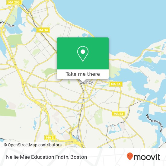 Mapa de Nellie Mae Education Fndtn