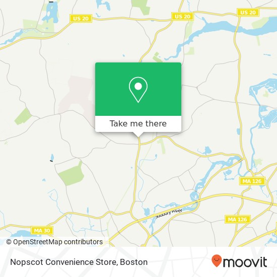 Nopscot Convenience Store map