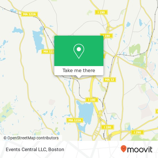 Events Central LLC map