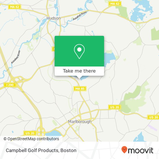 Mapa de Campbell Golf Products