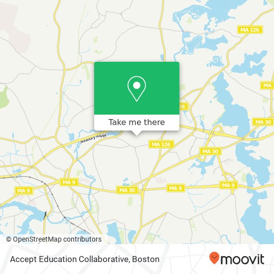 Mapa de Accept Education Collaborative