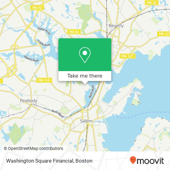 Mapa de Washington Square Financial