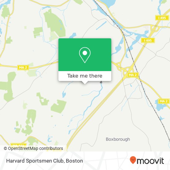 Harvard Sportsmen Club map