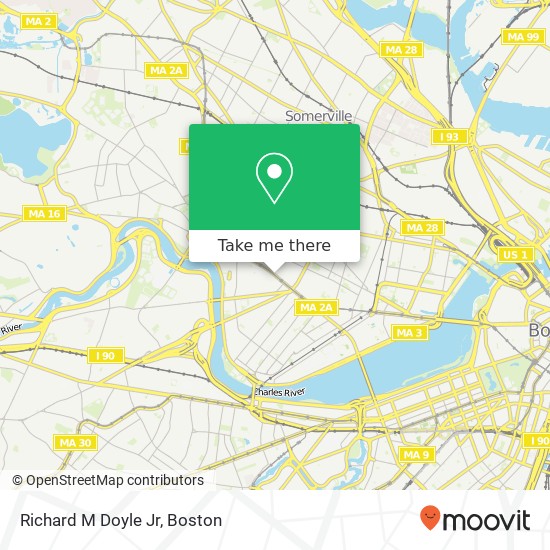 Richard M Doyle Jr map