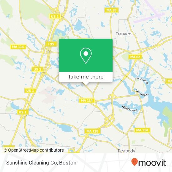 Mapa de Sunshine Cleaning Co