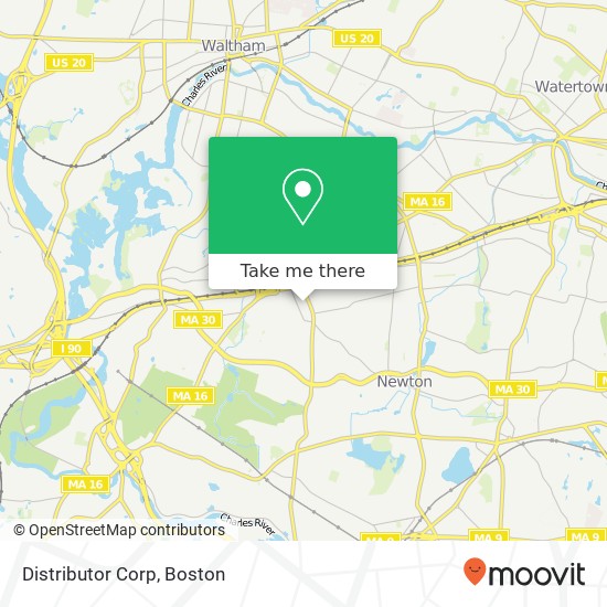 Distributor Corp map