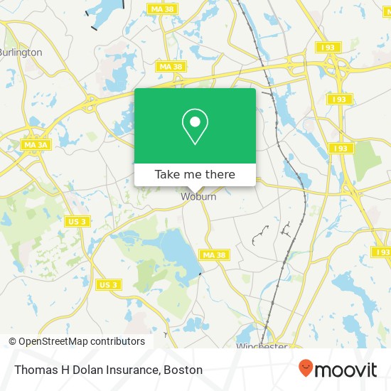 Thomas H Dolan Insurance map