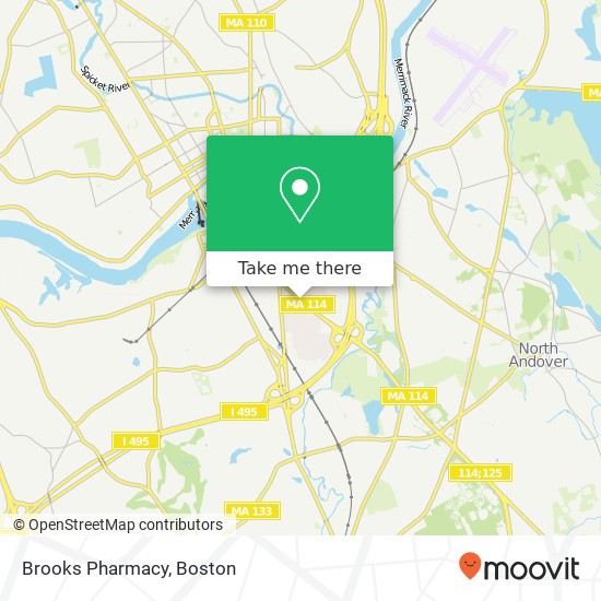 Mapa de Brooks Pharmacy