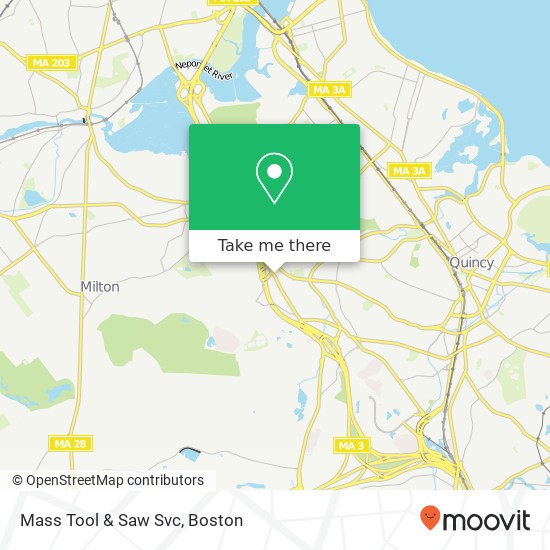 Mass Tool & Saw Svc map