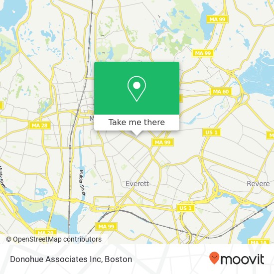 Donohue Associates Inc map