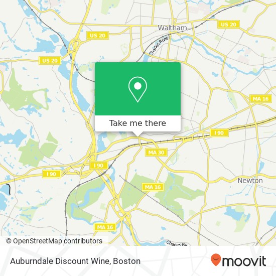 Mapa de Auburndale Discount Wine