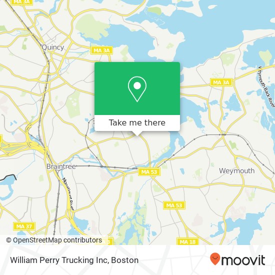 William Perry Trucking Inc map